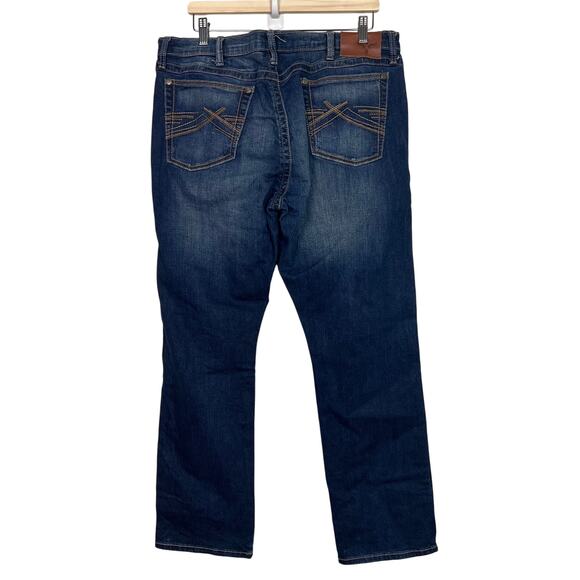 Wrangler 20X Mens Size 36x32 Style 44 Slim Straight Denim Jeans Western Rodeo - Picture 5 of 7